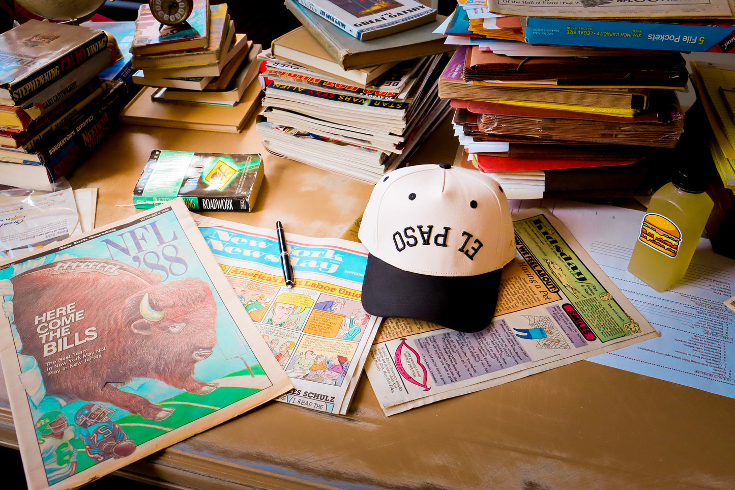 El Paso Hat (Off White & Black)