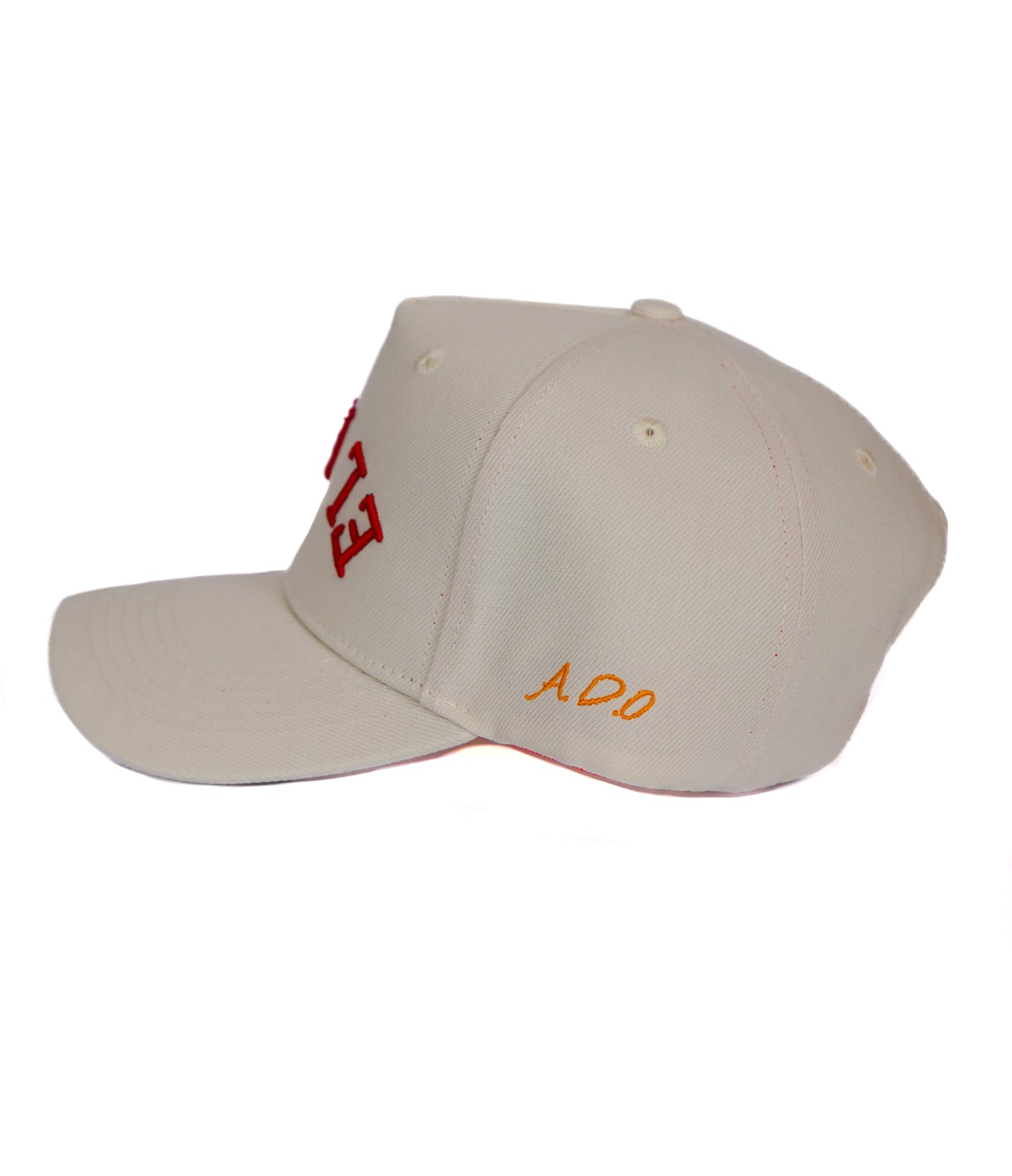 El Paso Hat (White with Red Letters)