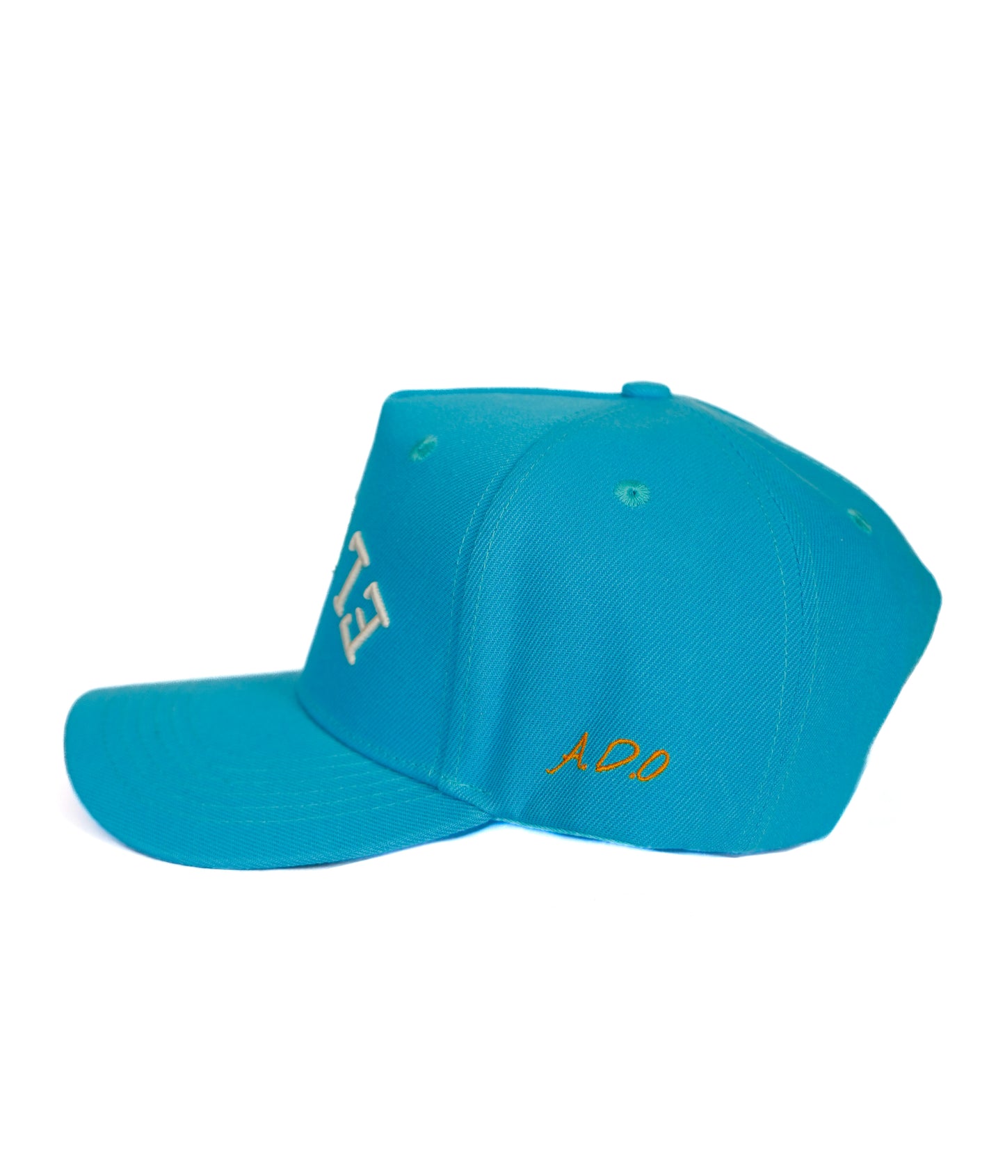 El Paso Hat (Light Blue & Ivory White)