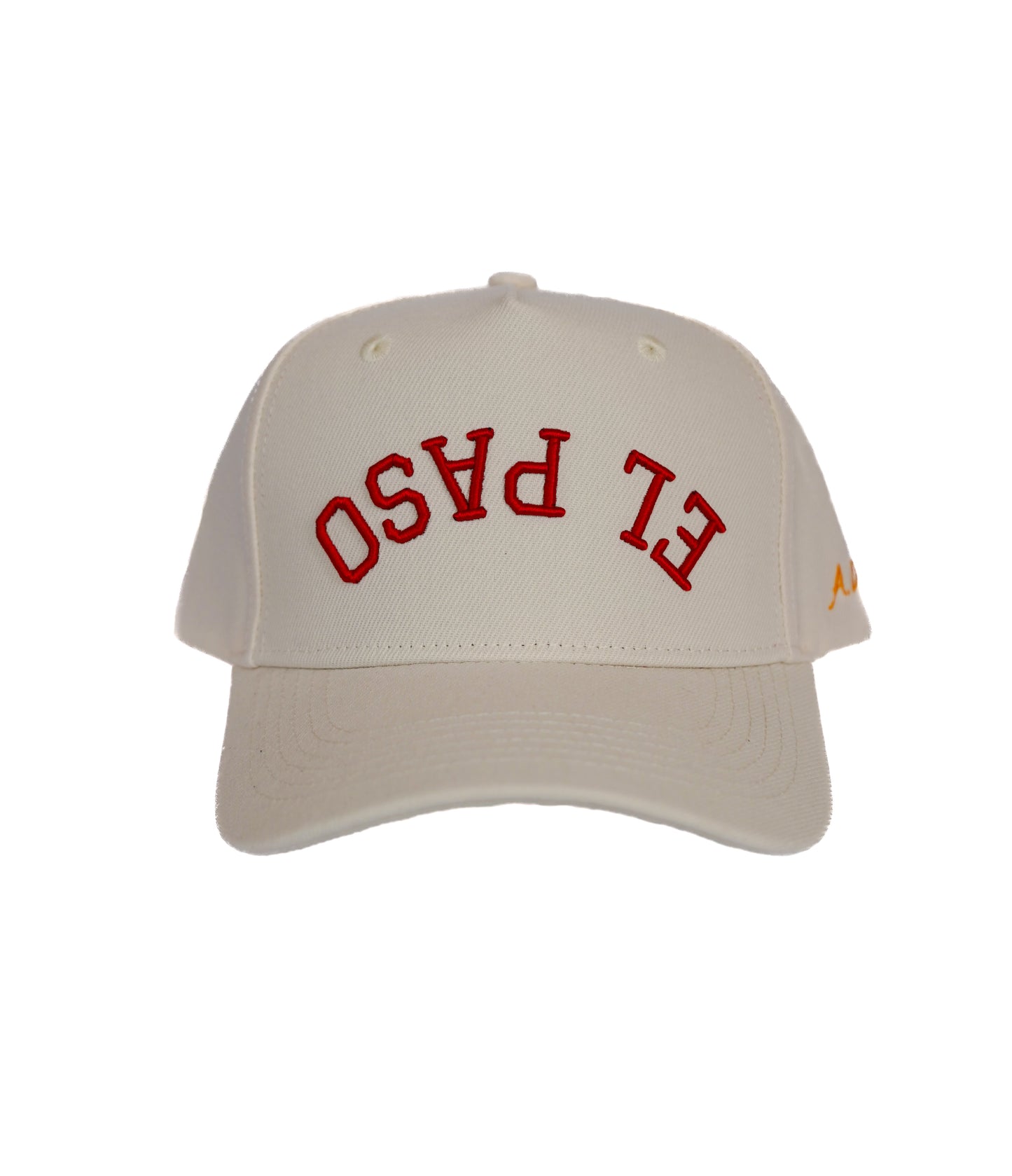 El Paso Hat (White with Red Letters)