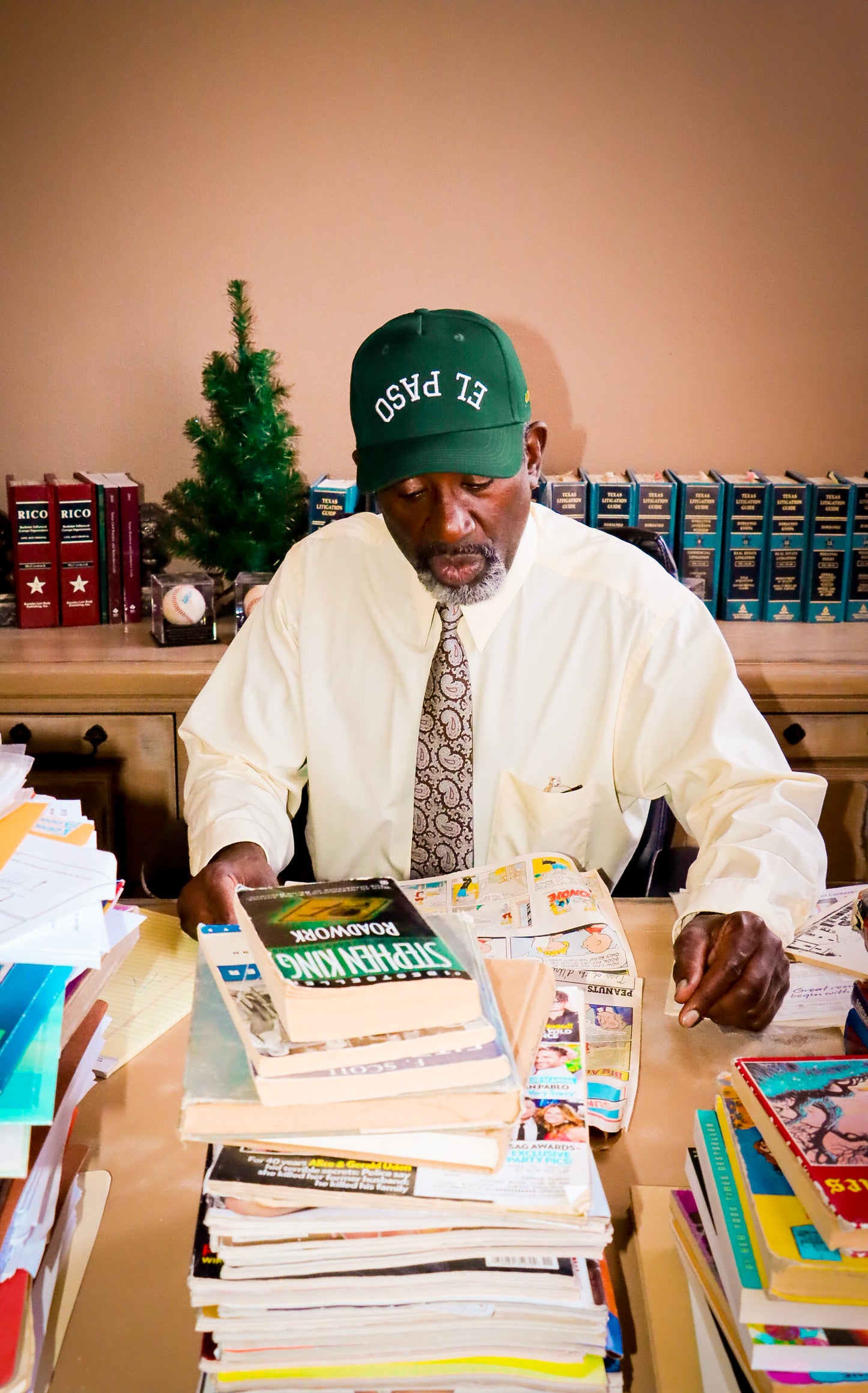 El Paso Hat (Forest Green & White)