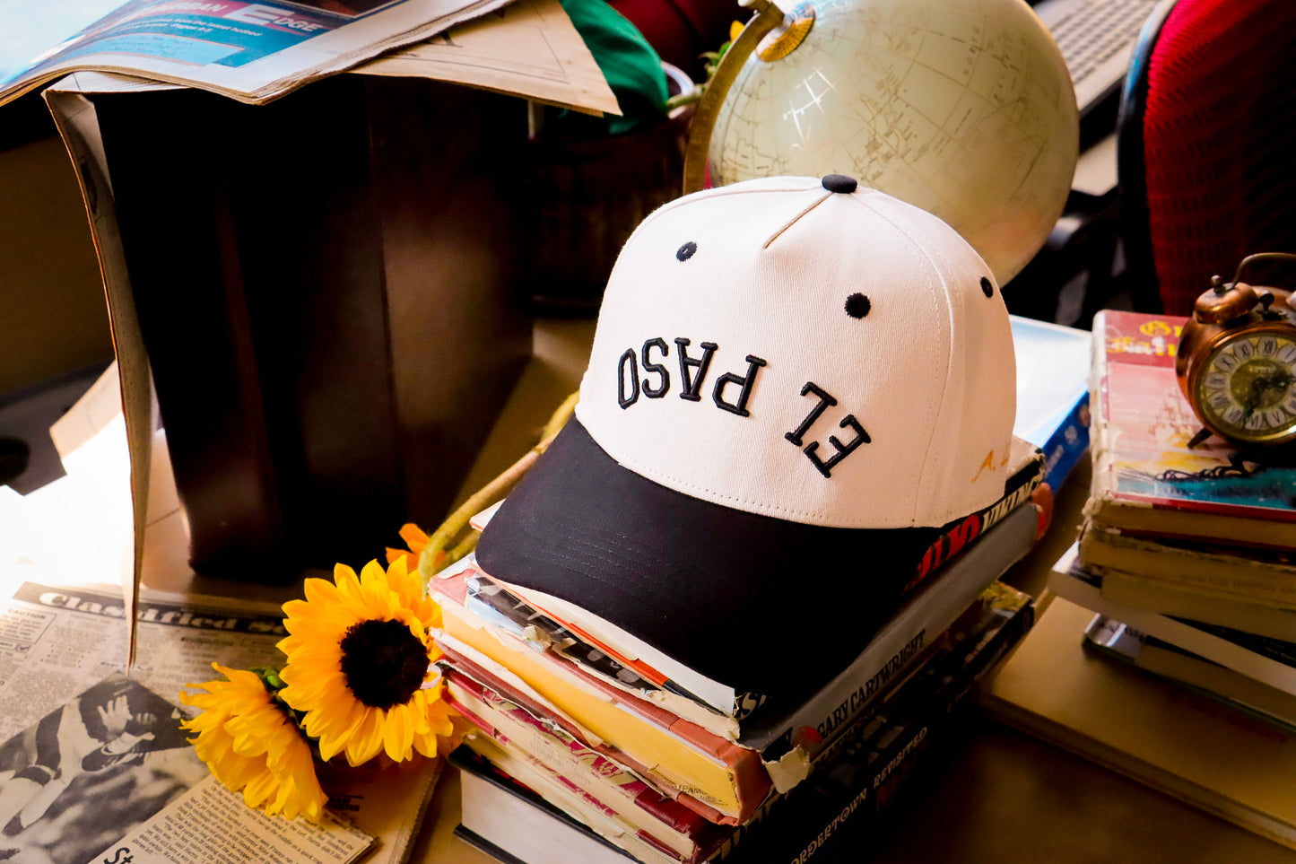 El Paso Hat (Off White & Black)