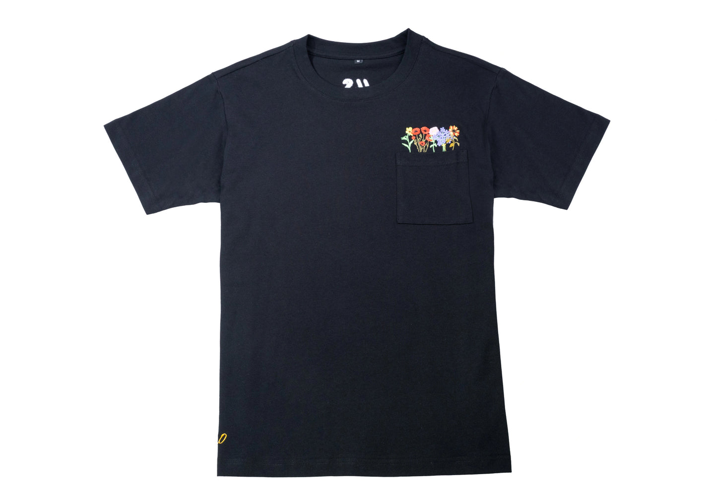 "Peony" US Embroidered T-Shirt ii