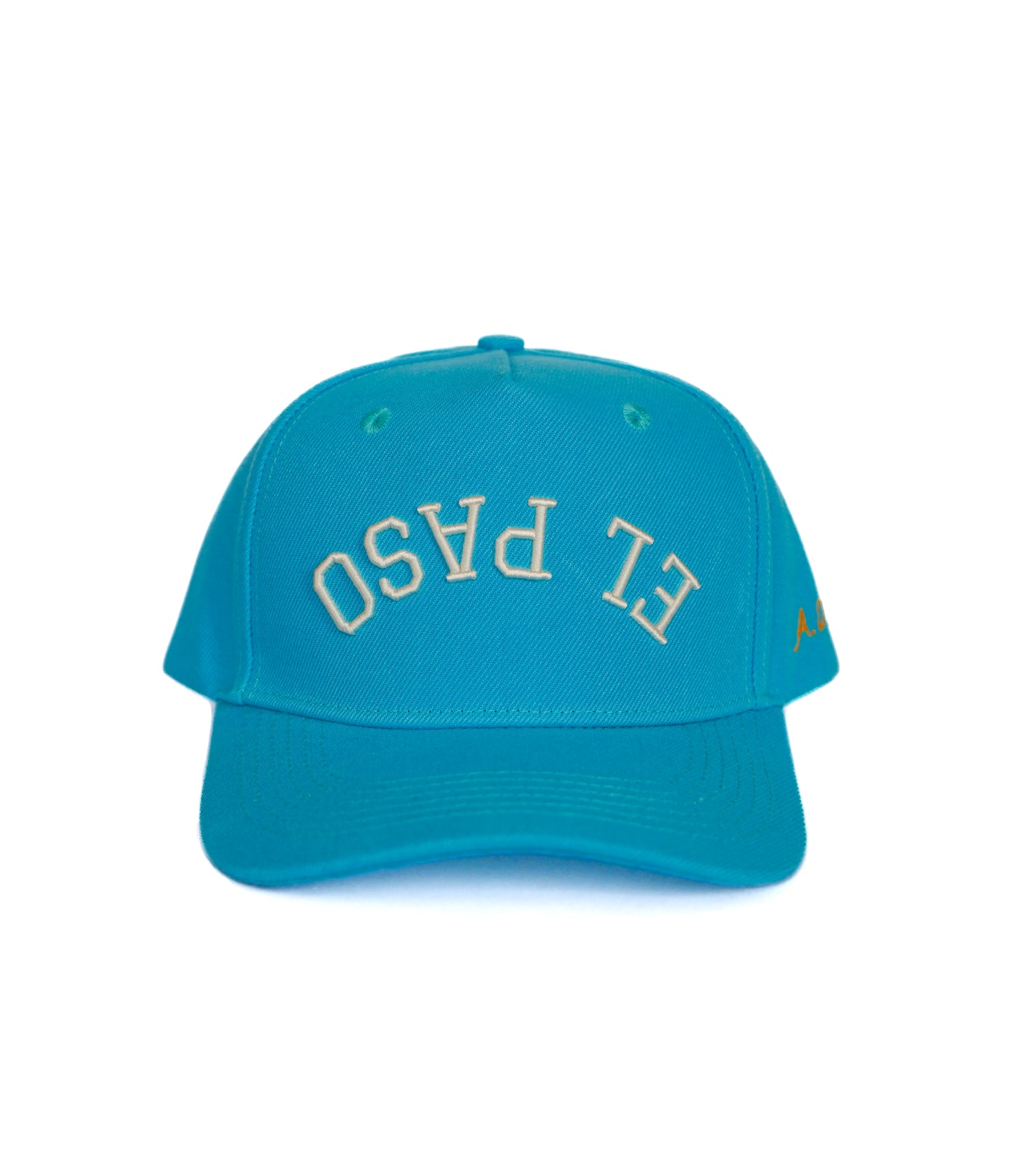 El Paso Hat (Light Blue & Ivory White)