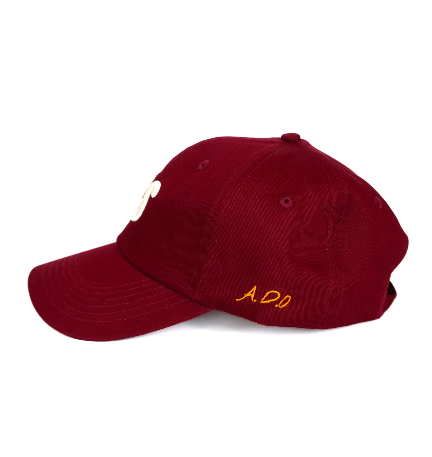 Relaxed “US” Hat (Burgundy)