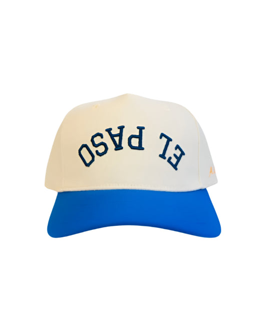 El Paso Hat (Stone White and Blue)