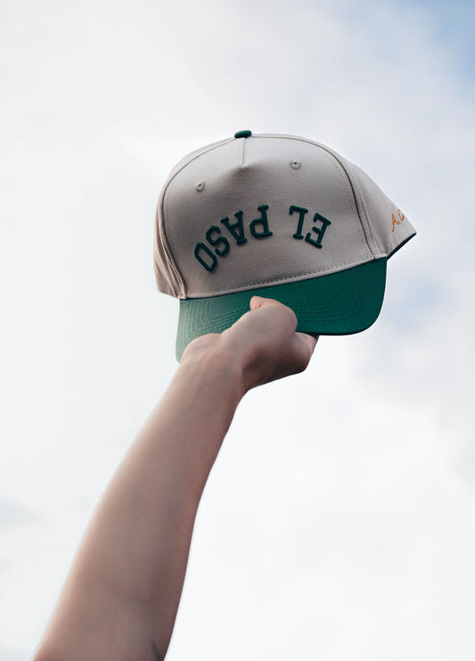 El Paso Hat (Off White & Green)