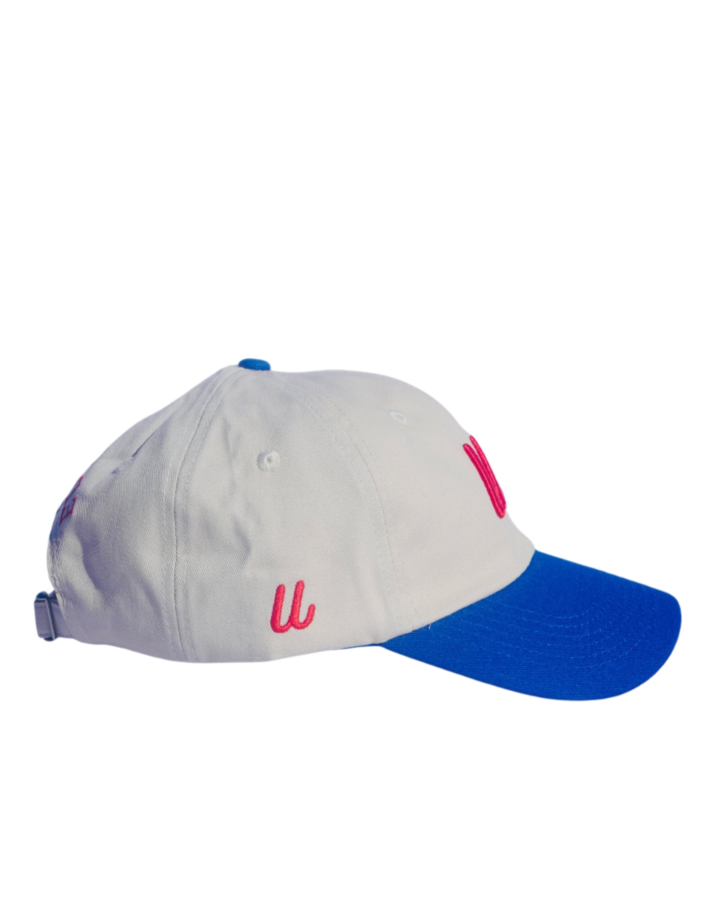 Relaxed “US” Hat (Cream, Blue & Red)